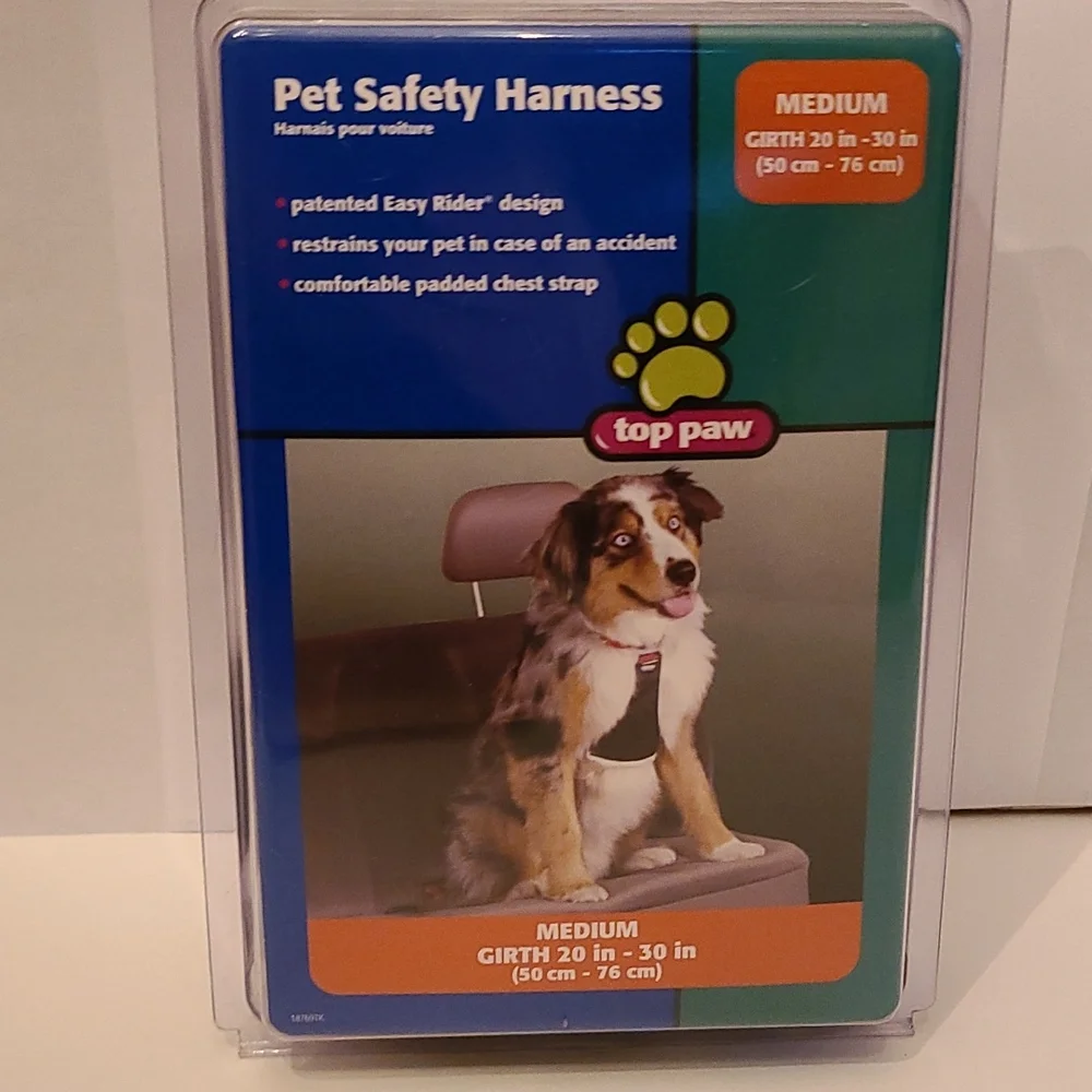 Top paw, pet safety harness. New, unopened in original box. Size Medium